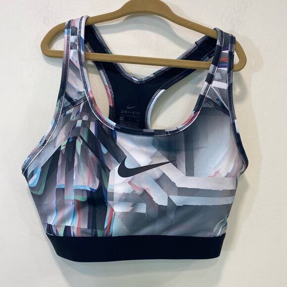 Nike Fit Sports Bra Dri Fit Small Multicolor Padded - Picture 6 of 6